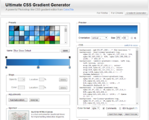 Ultimate Gradient Generator Site