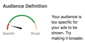 specific ad audience facebook