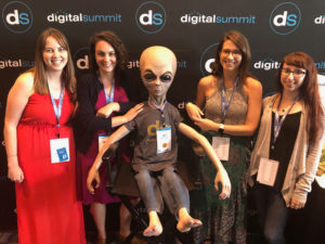 Brittany, Hannah, Alien, Paige, and Mary, Digital Summit 2019