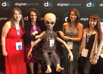Brittany, Hannah, Alien, Paige, and Mary, Digital Summit 2019