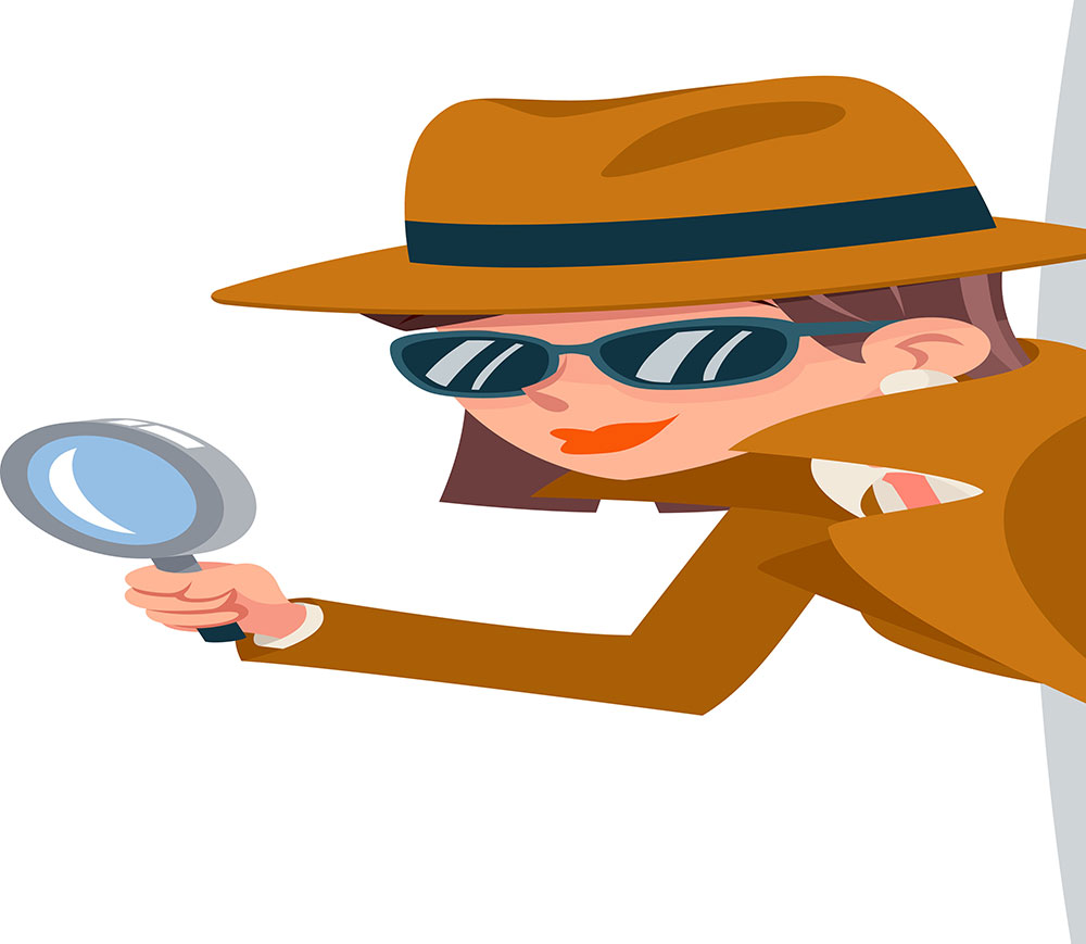 detective cartoon